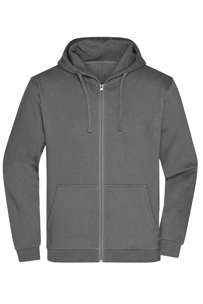 Men's Promo Zip Hoody - Donkergrijs (ca. Pantone 7538C)