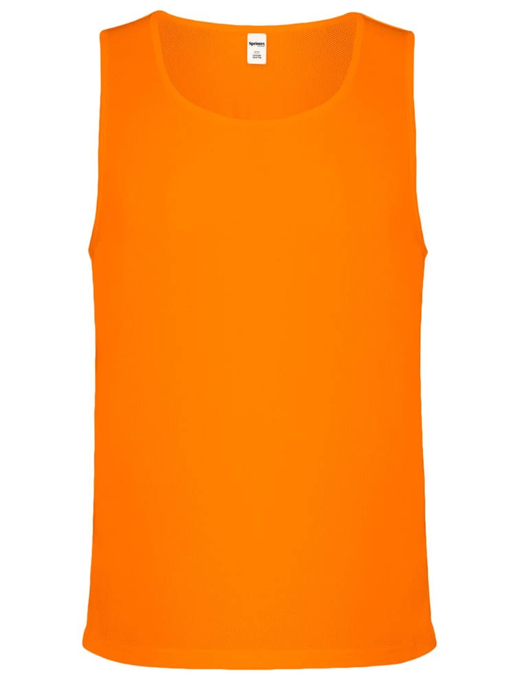 SP Step tanktop, 140 gr/m² - Neon oranje (PMS 804C)