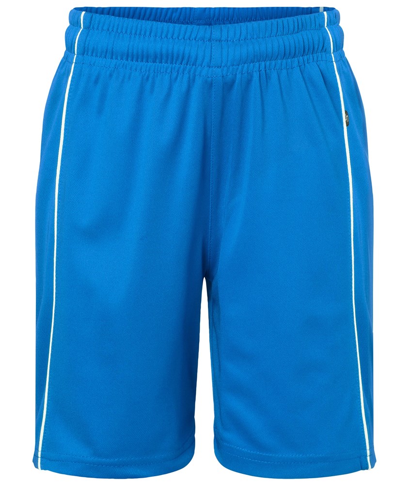 Basic Team Shorts Junior - Royal/wit (ca. Pantone 285C
white)