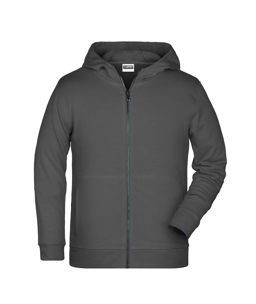 Children's Zip Hoody OCS Blended & RCS - Grafiet (ca. Pantone 432C)