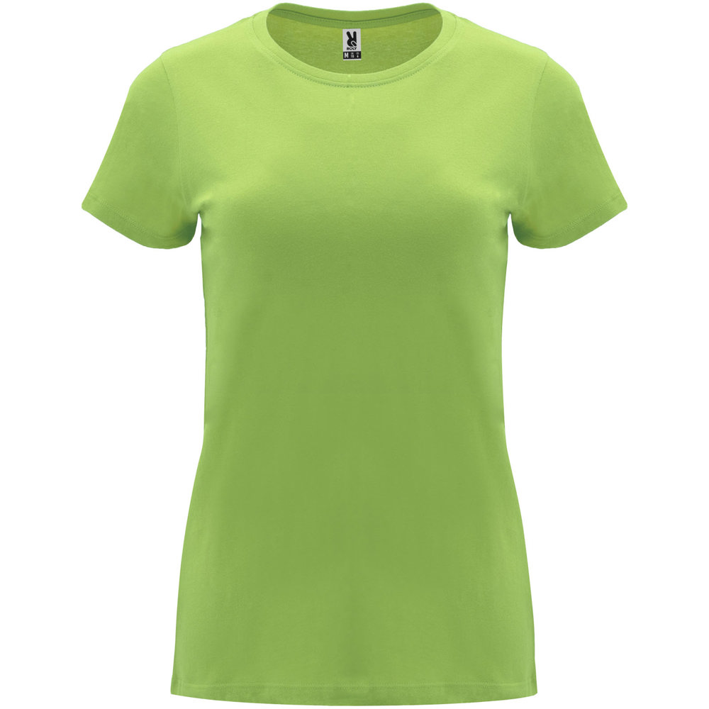 Capri 170 g/m² damesshirt met korte mouwen - Oasegroen
