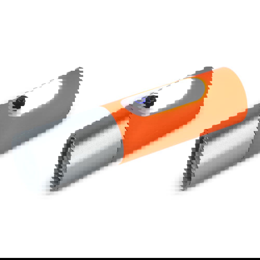 Oplaadbare 10 W LED-zaklamp met zoomfunctie 300 lm - oranje