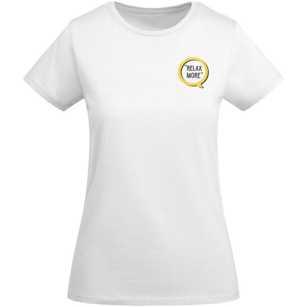 Breda biologisch katoenen dames T-shirt met korte mouwen