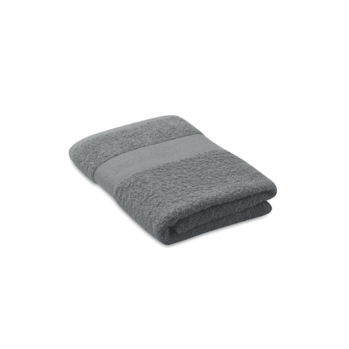 SERRY - Handdoek organisch 50x30cm - grijs