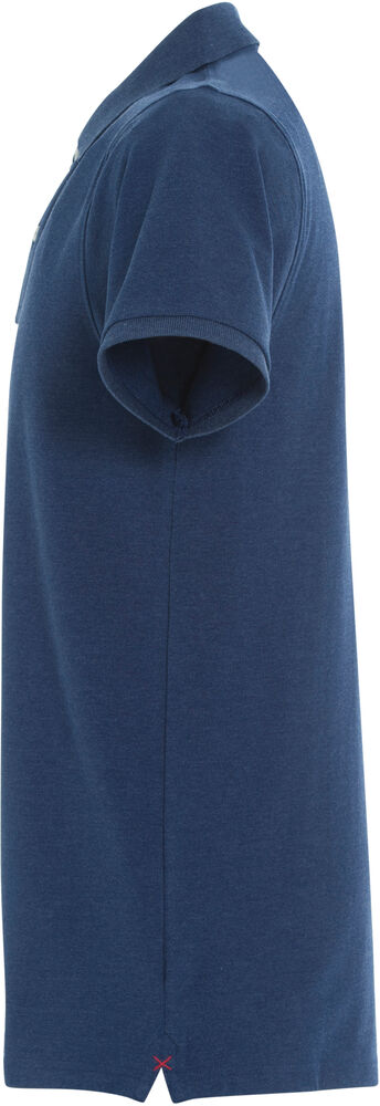 Clique - Stretch Premium Polo Blauw Melange 3XL