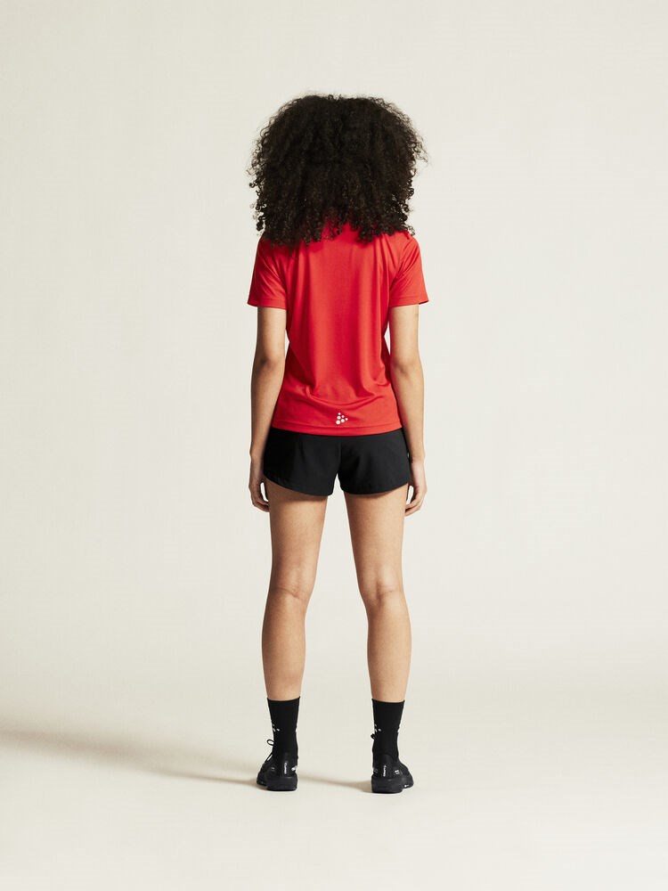 Craft - Squad Go Function Tee W Bright red XXL
