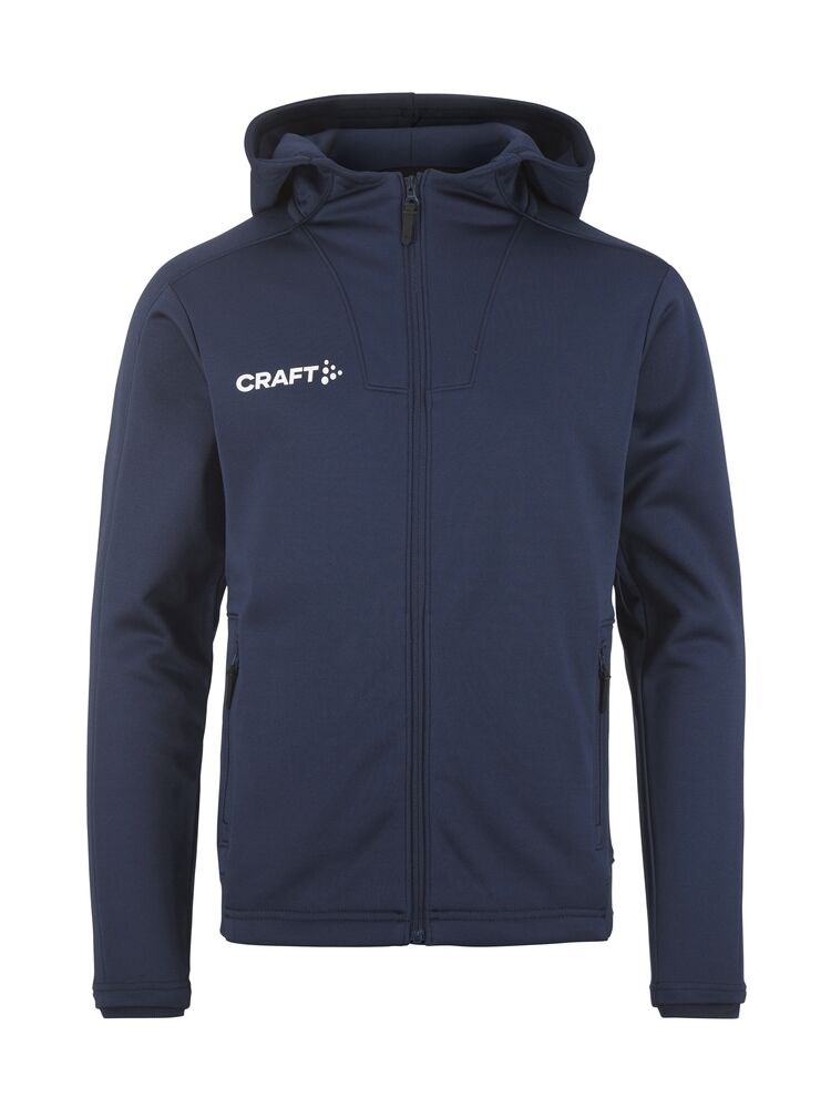 Craft - Evolve 2.0 Brushed Hood Jacket JR - navy