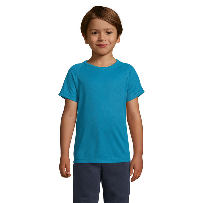 SPORTY KIDS - SPORTY kinder t-shirt 140g - Aqua