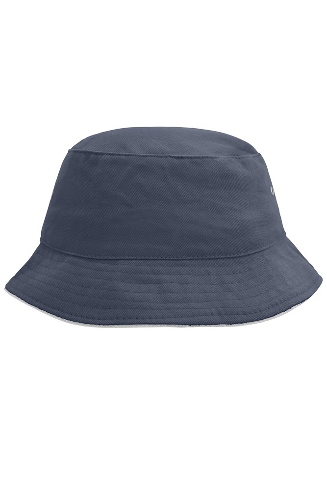 Fisherman Piping Hat - Navy/wit (ca. Pantone 296C
white)