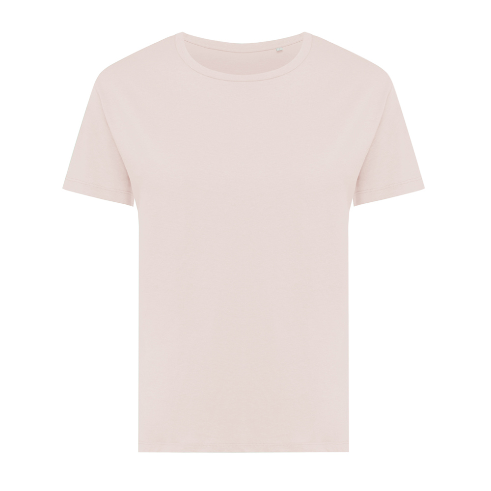 IQONIQ Yala dames lichtgewicht gerecycled katoen t-shirt - cloud pink (± PMS 11-1408 TCX)