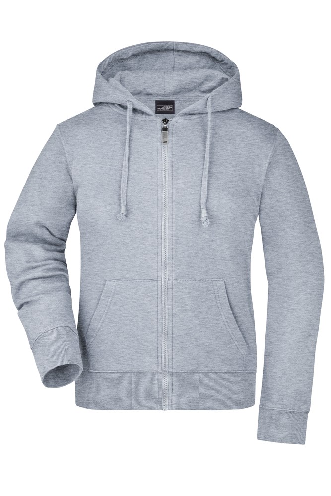 Ladies' Hooded Jacket - Heather-grijs (ca. Pantone 442C)
