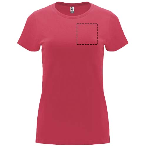 Capri 170 g/m² damesshirt met korte mouwen