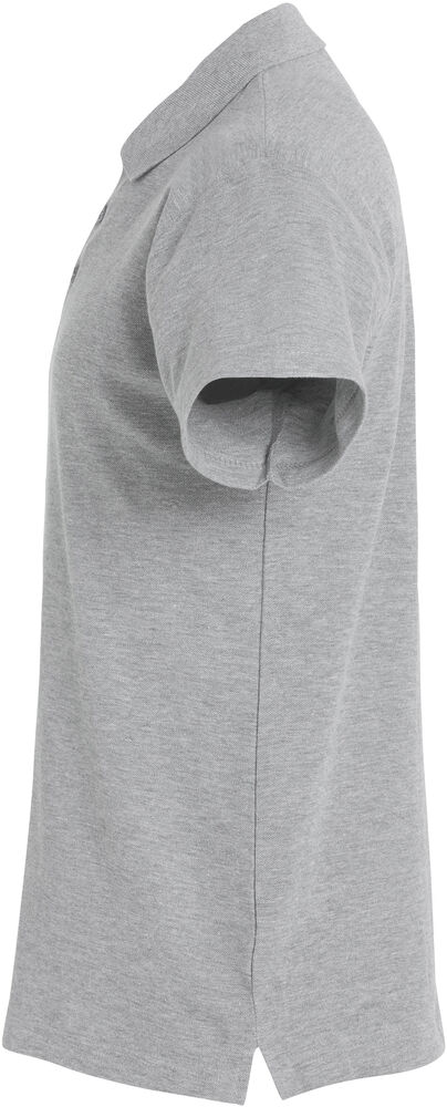 Clique - Basic Polo Grijs-Melange M