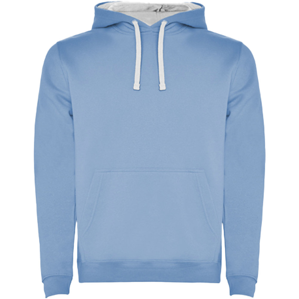 Urban 280 g/m² hoodie voor kinderen - Hemelsblauw, Wit