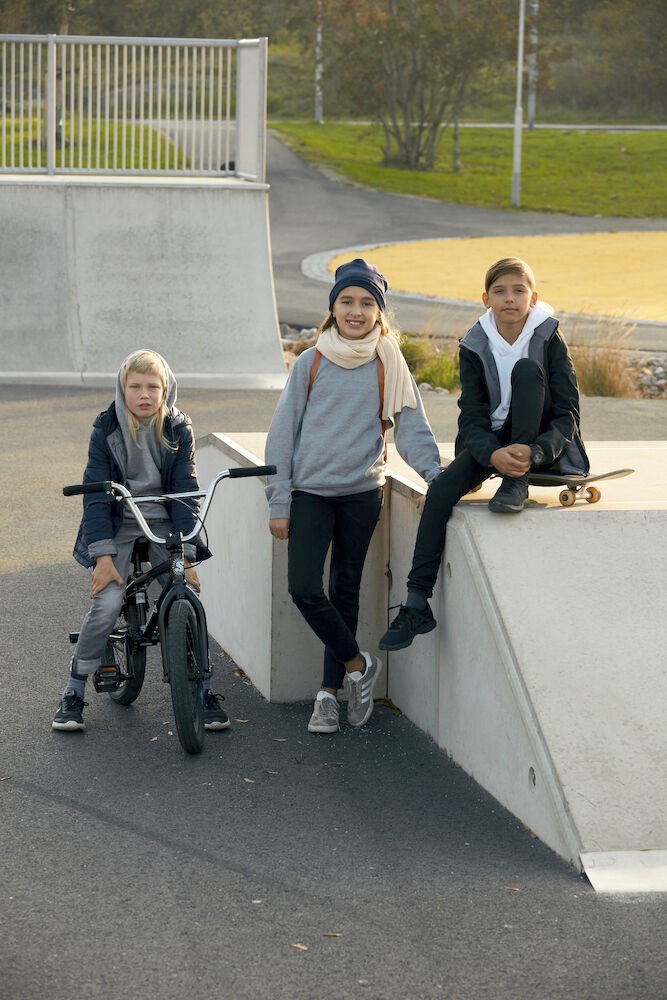 Clique - Basic Roundneck Junior Kobalt 150-160