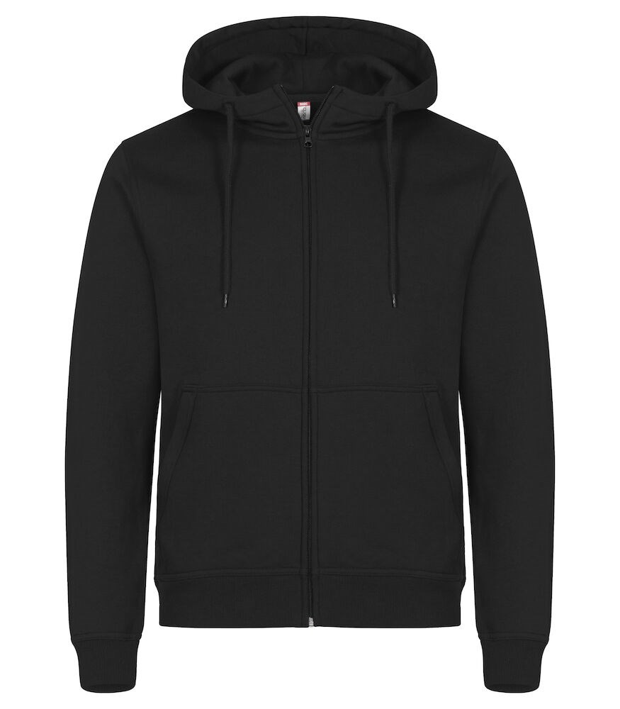 Clique - Miami Hoody Full Zip - Zwart