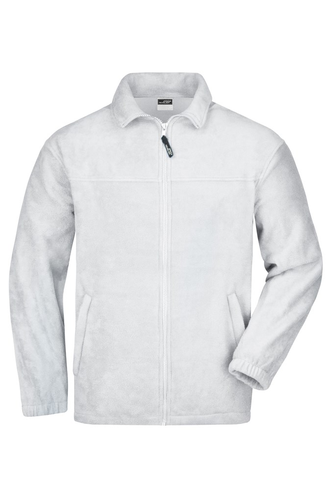 Full-Zip Fleece - Wit (ca. Pantone white)