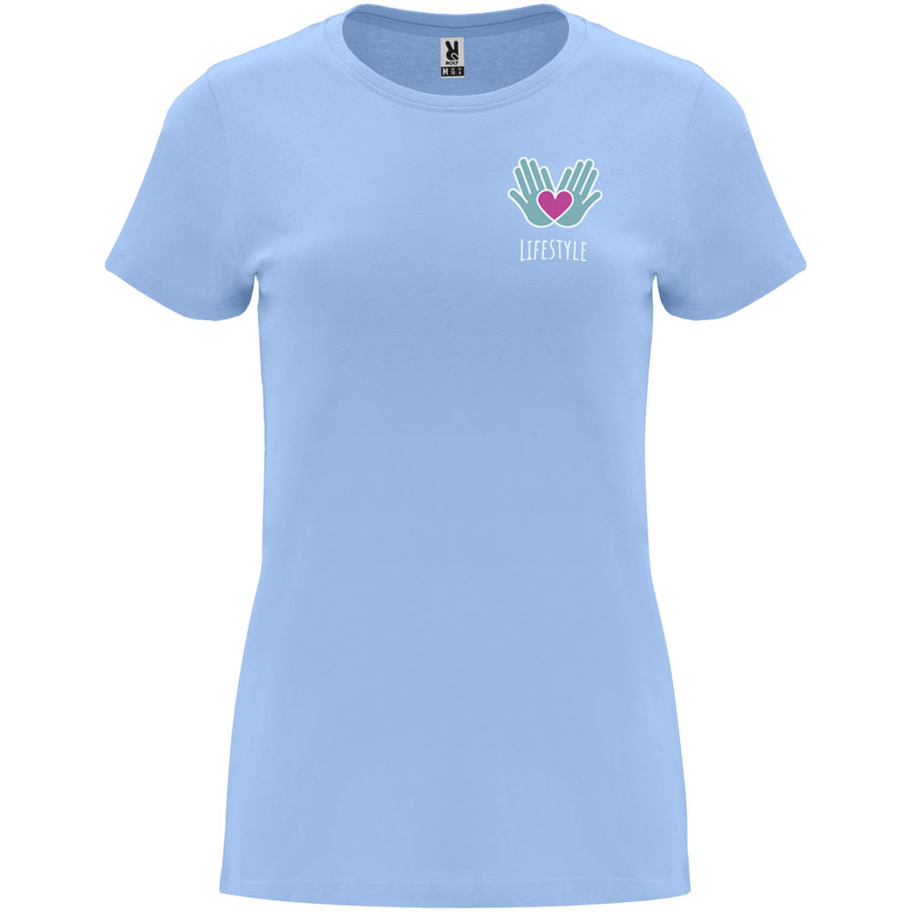 Capri 170 g/m² damesshirt met korte mouwen