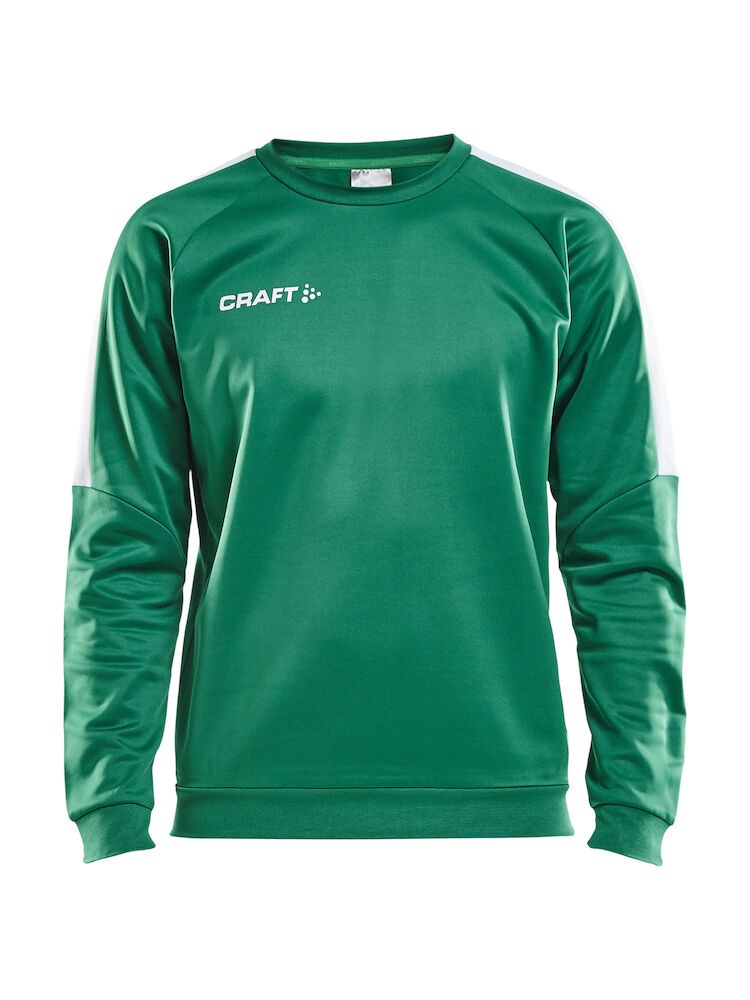 Craft - Progress R-Neck Sweater M - Team Green/White