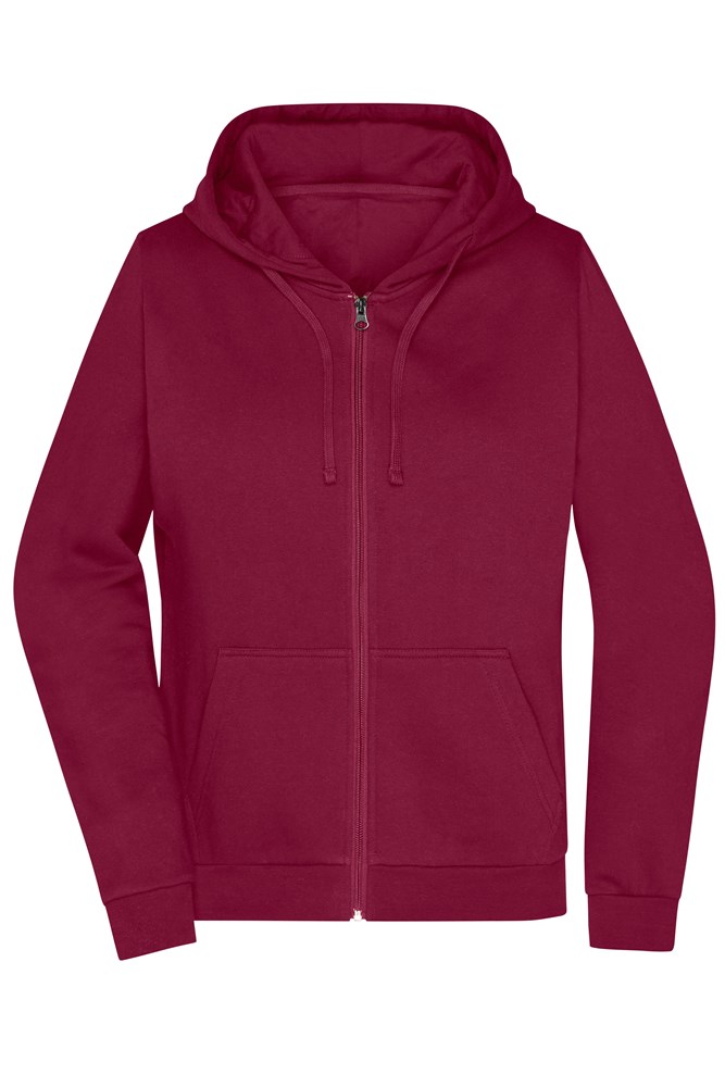 Ladies' Promo Zip Hoody - Wijnrood (ca. Pantone 195C)