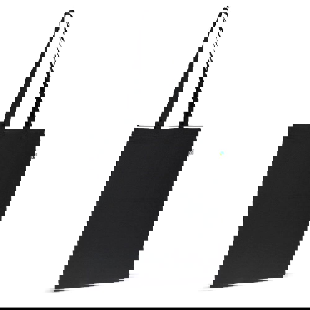 Fairtrade katoenen tas gekleurd lang 140g/m² 38x42cm