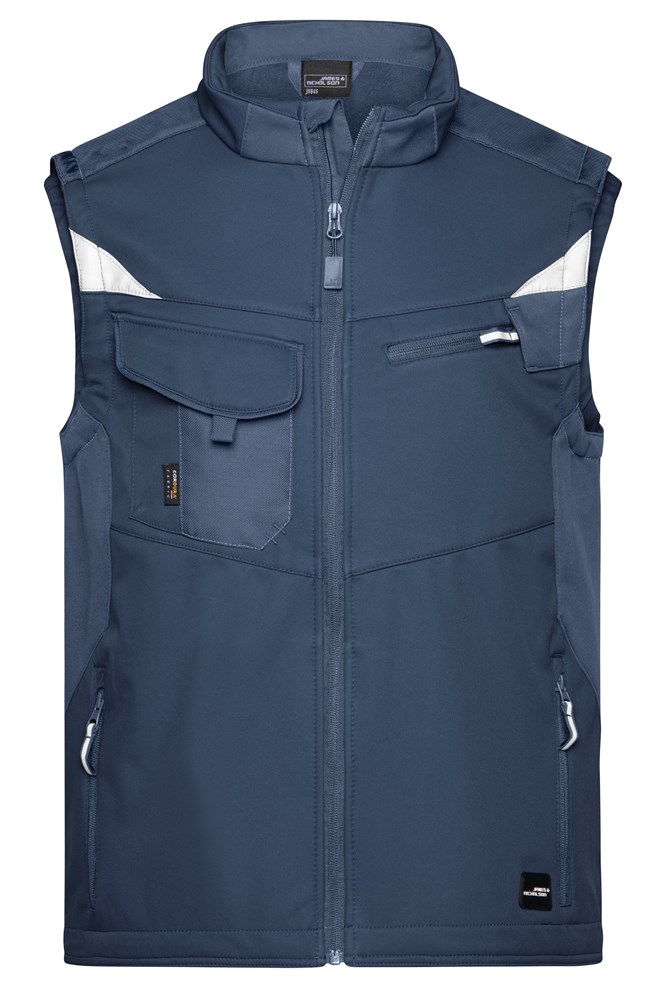 Workwear Softshell Vest - STRONG - - Navy/navy (ca. Pantone 296C)
