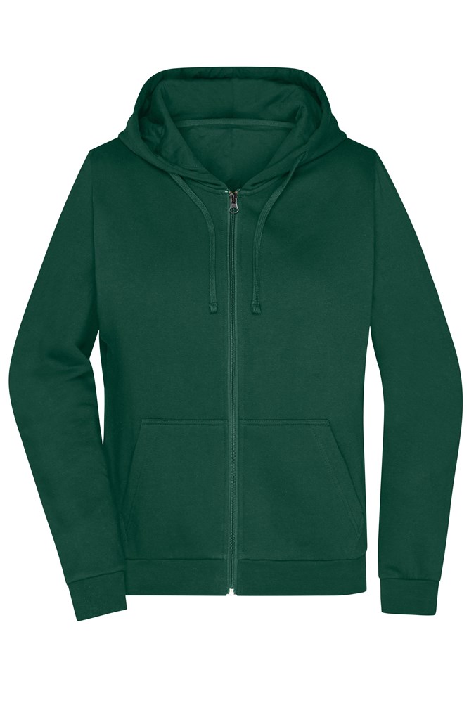 Ladies' Promo Zip Hoody - Donkergroen (ca. Pantone 343C)