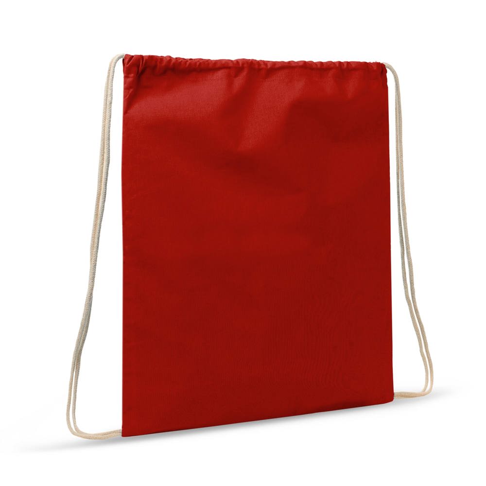 Rugzak katoen OEKO-TEX® 140g/m² 35x45cm - Rood