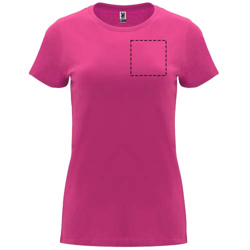 Capri 170 g/m² damesshirt met korte mouwen