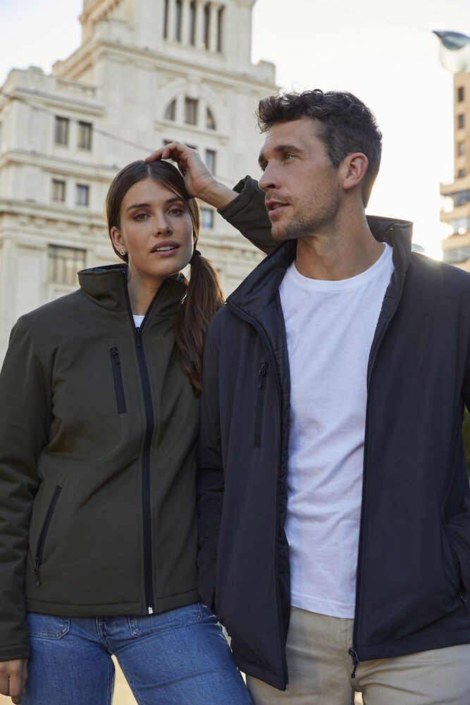 Clique - Padded Softshell Jacket Women Donkergrijs 44/XXL