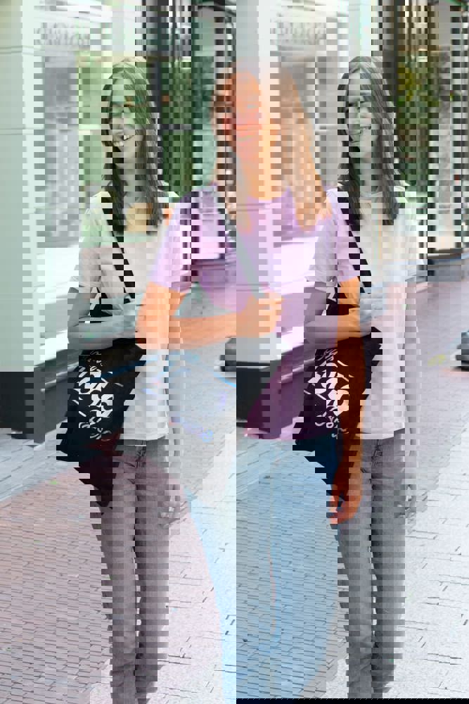 Biologisch katoenen tas met lange hengsels, 135 gr/m²