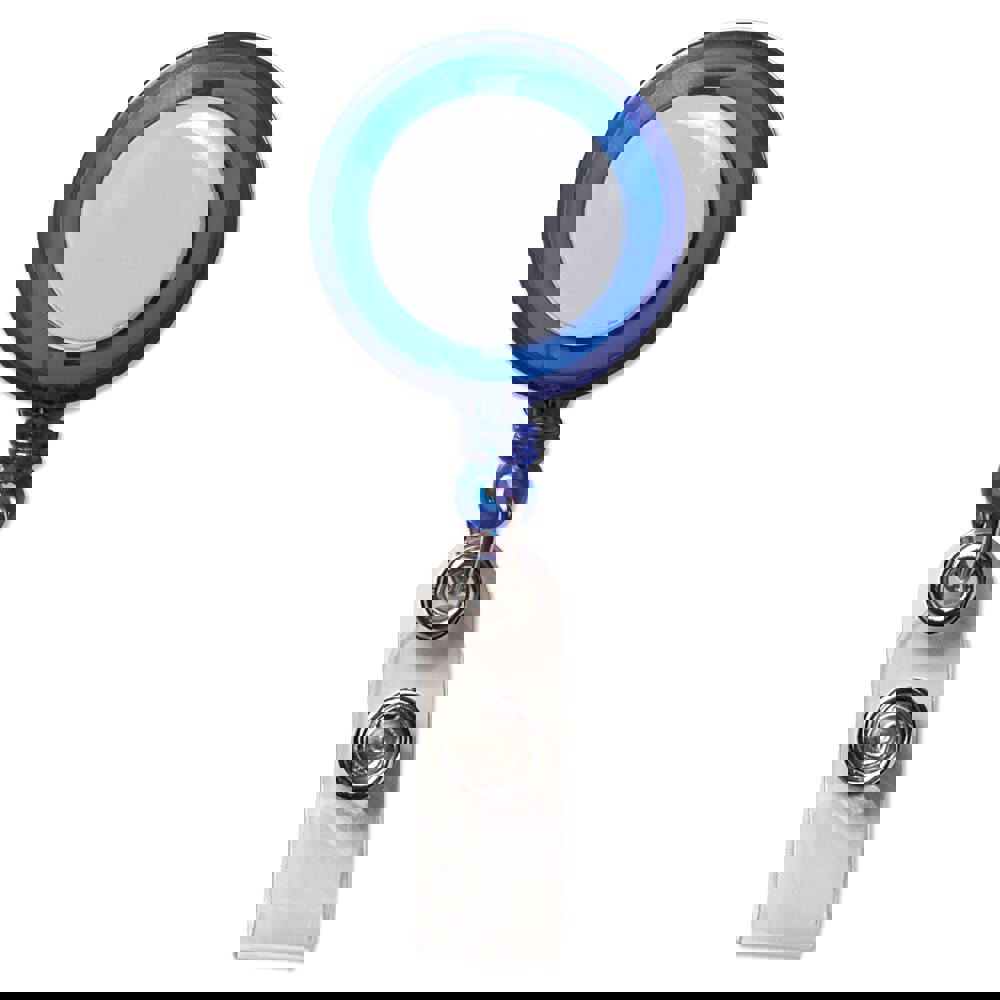 Kaarthouder - Transparant / Blauw