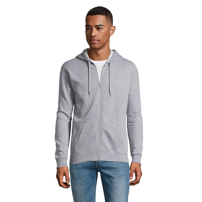 STONE - STONE unisex hoodie 260g - Grijs Gemêleerd 2