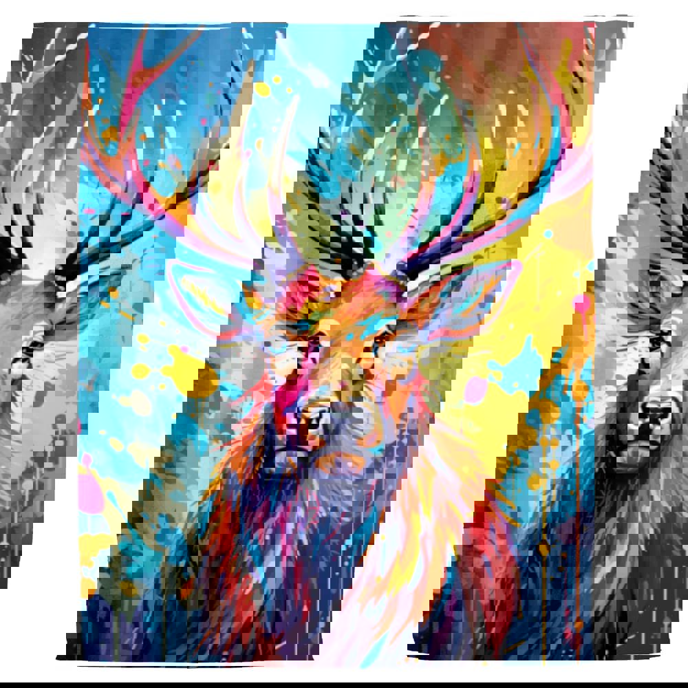 Sherpa sublimatie fleeceplaid 150x120 cm, 450 gr/m²