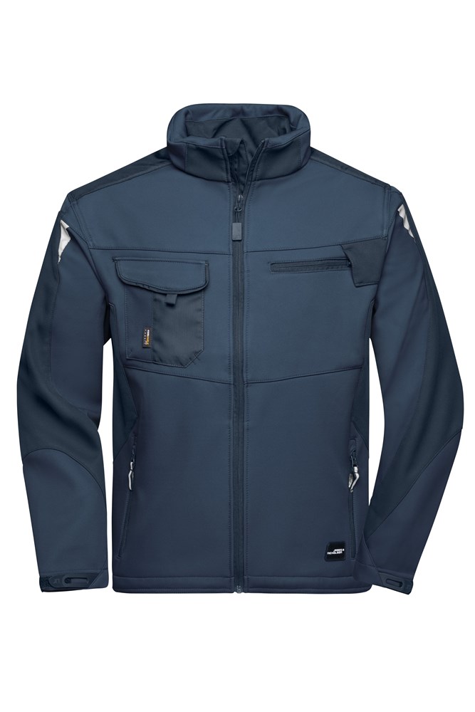 Workwear Softshell Jacket - STRONG - - Navy/navy (ca. Pantone 296C)