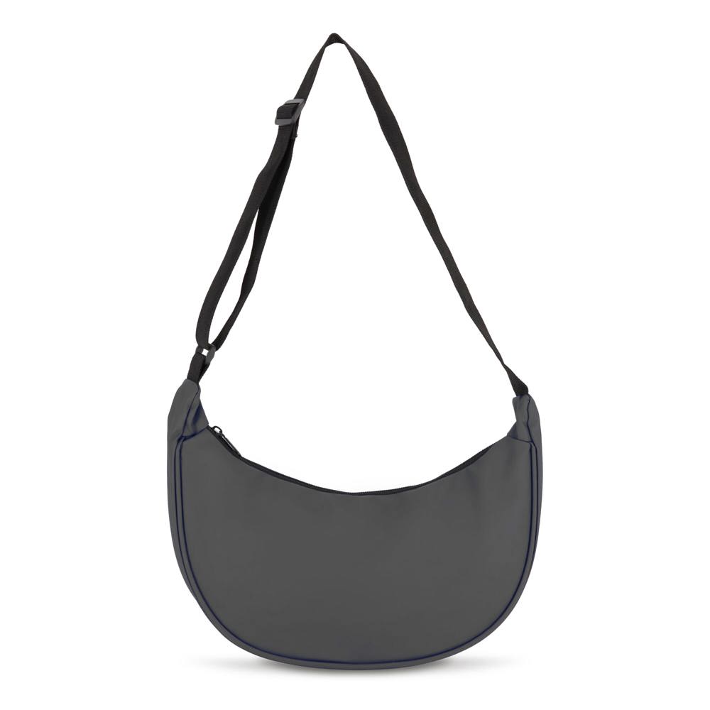 PU-gecoat R-PET 600D halve maan sling tas