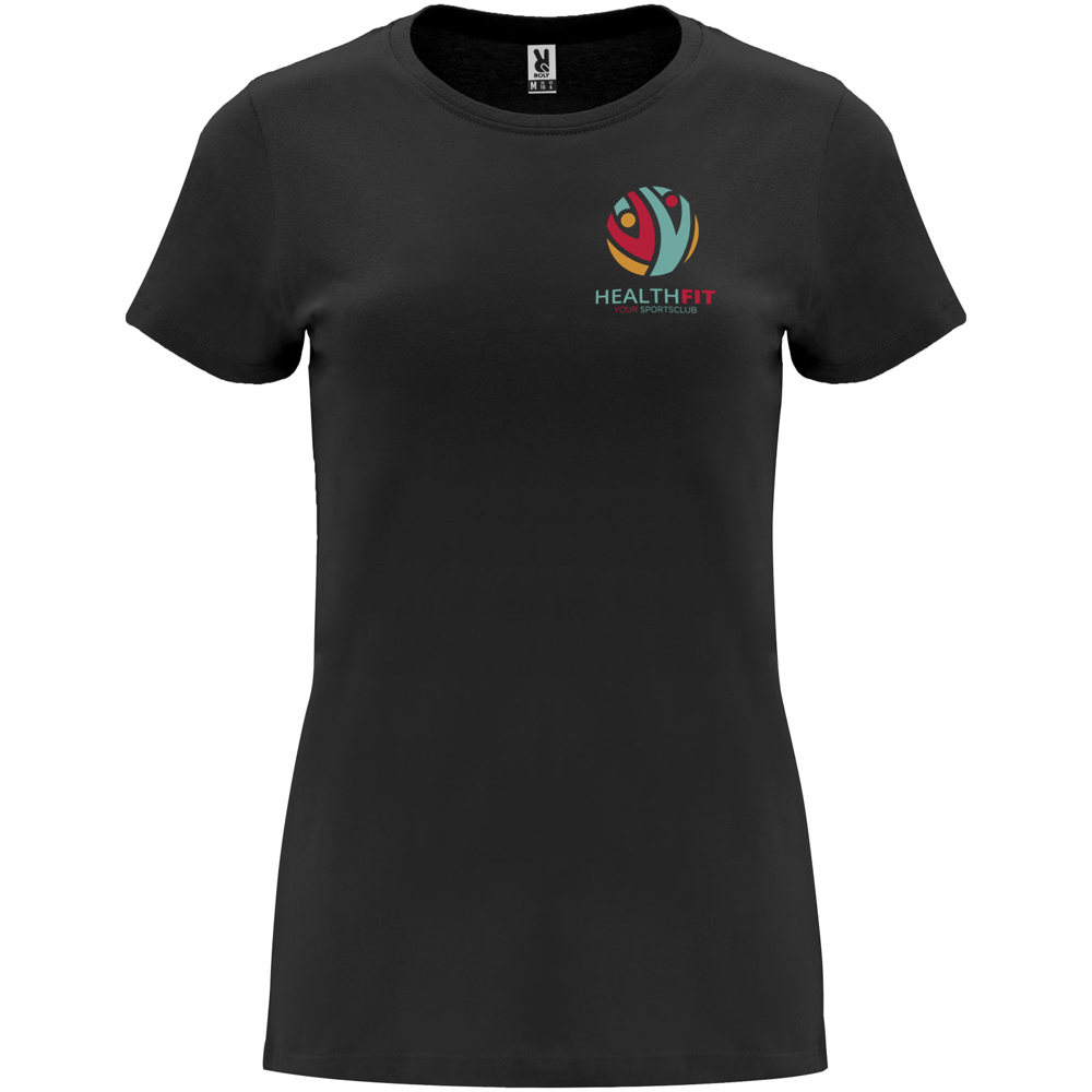 Capri 170 g/m² damesshirt met korte mouwen