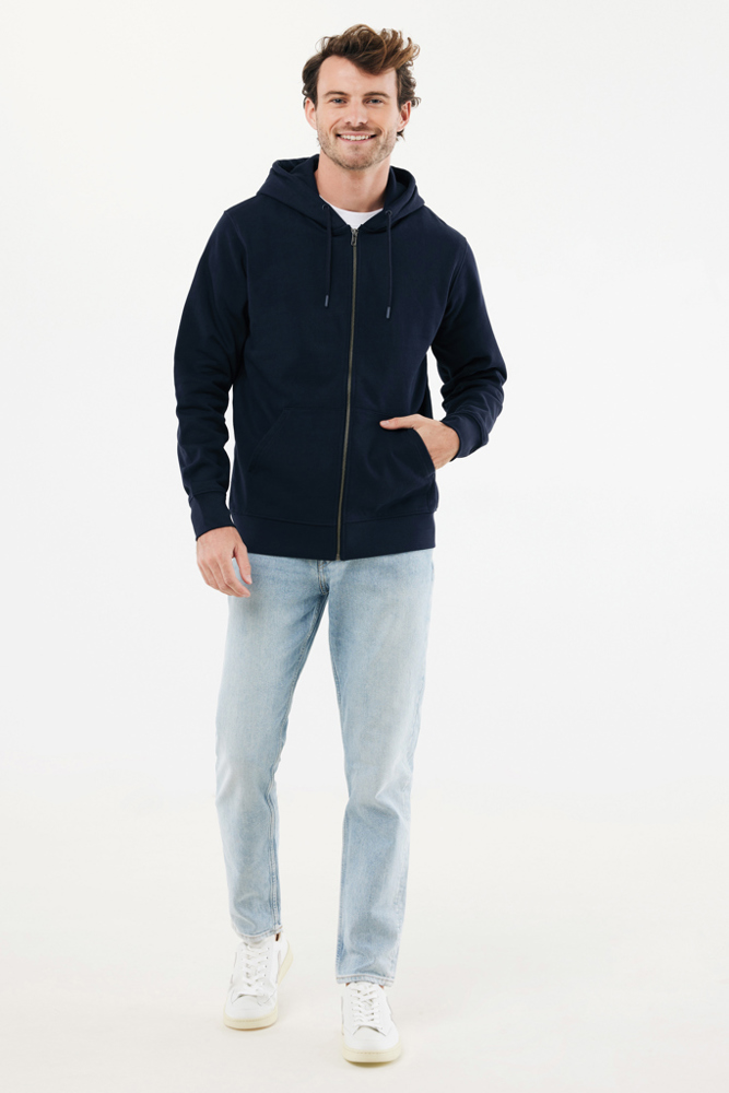 IQONIQ Abisko gerecycled katoen hoodie met rits