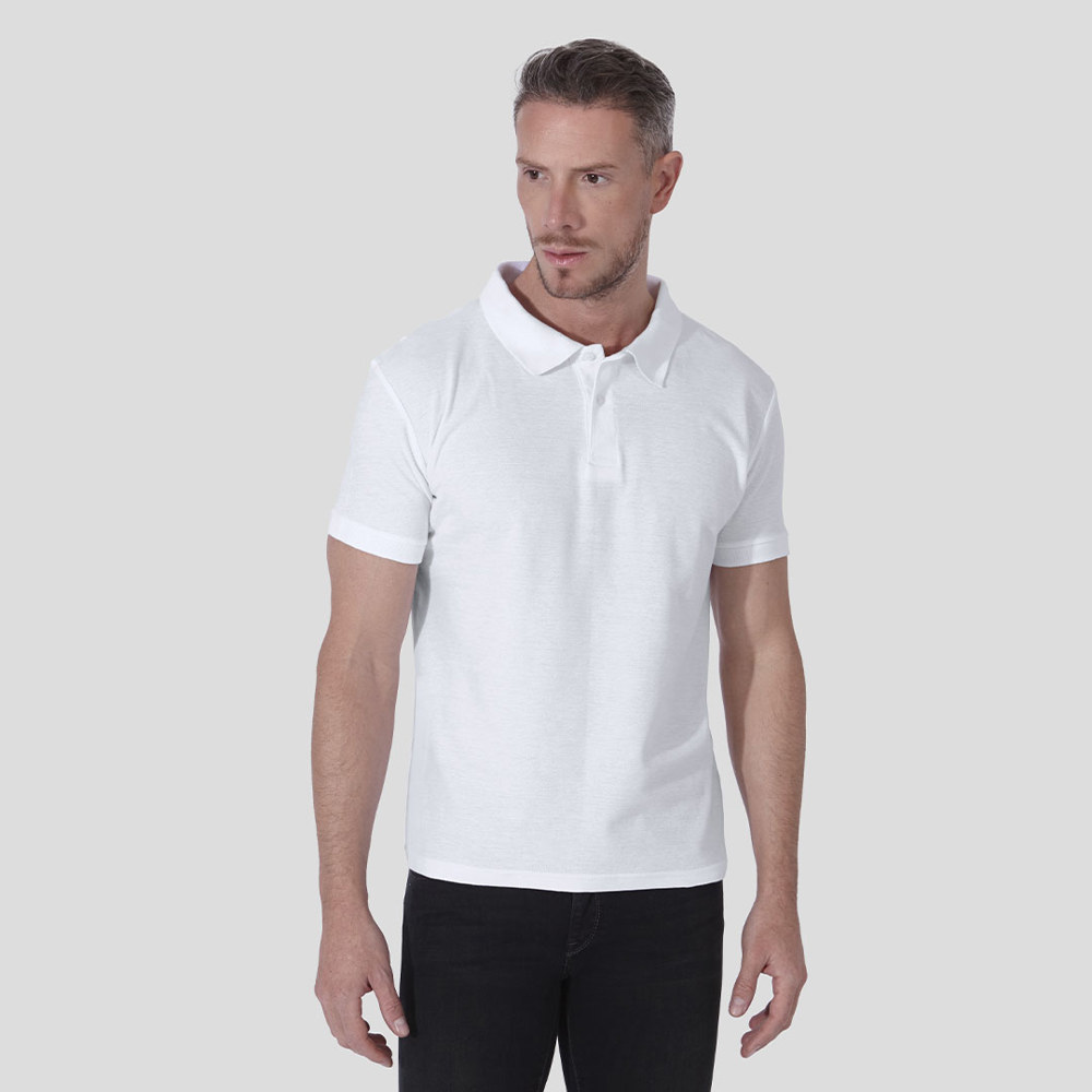 Volwassene Wit Polo Shirt "keya" MPS180