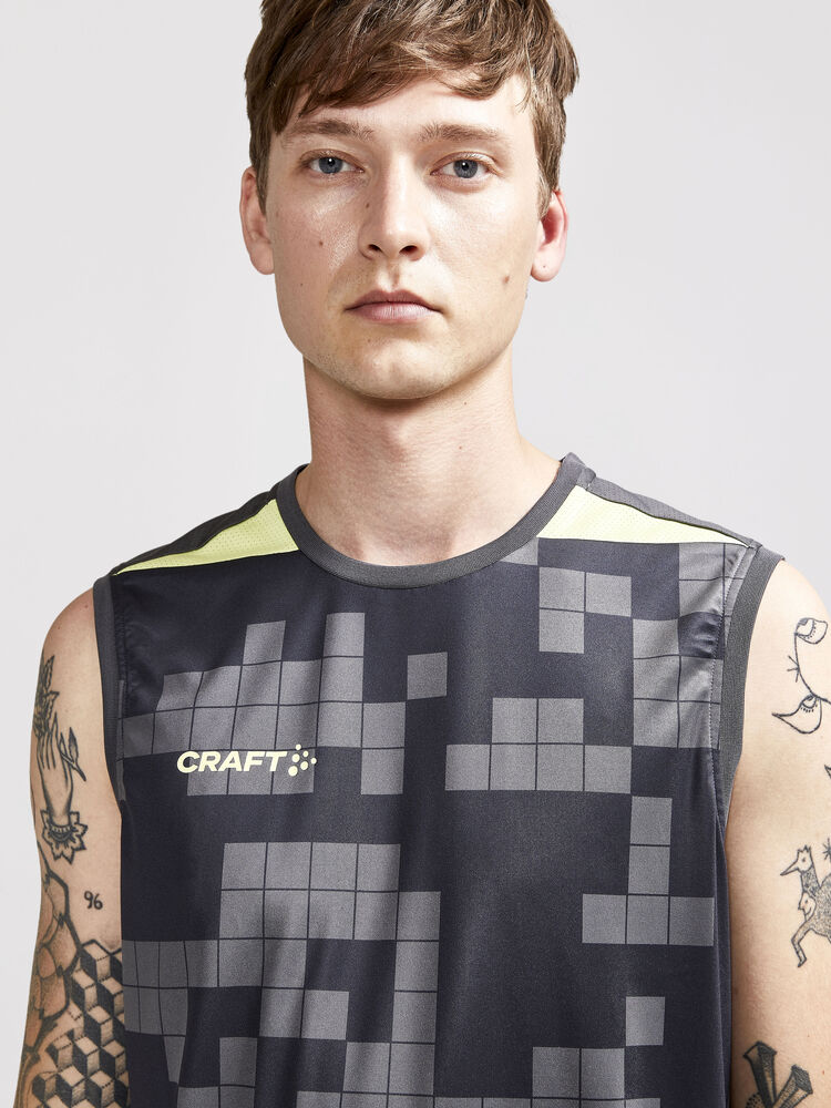 Craft - PRO Control Impact Sl M Granite-Giallo XXL