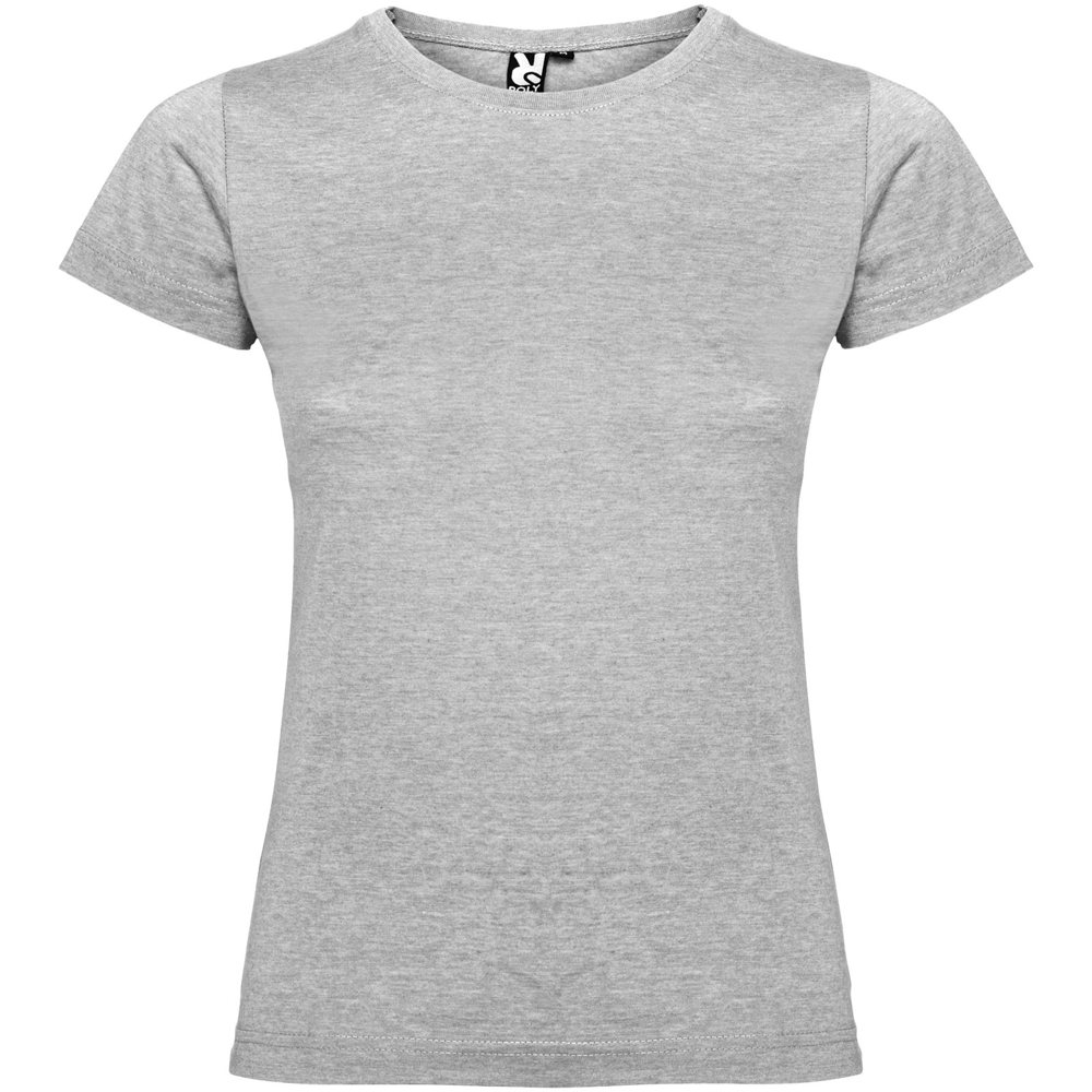 Jamaica 155 g/m² damesshirt met korte mouwen - Gemêleerd grijs