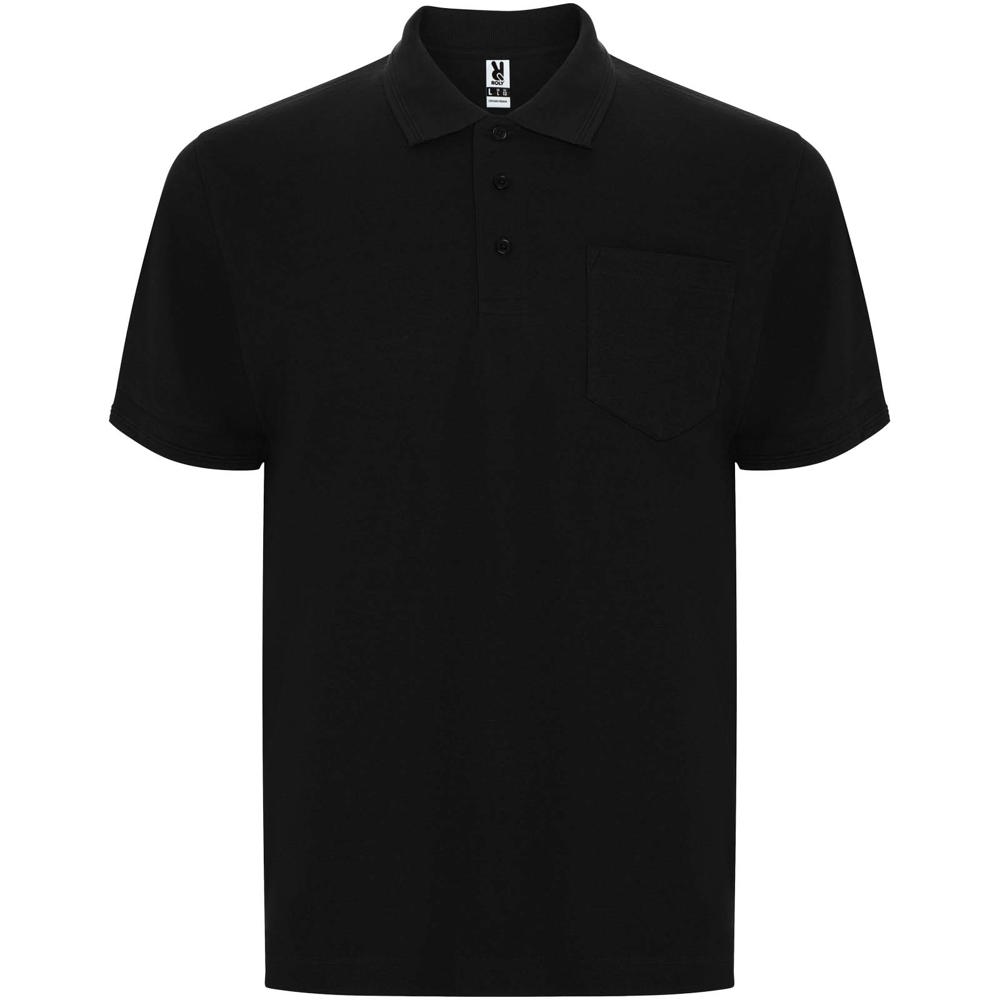 Centauro Premium unisex polo met korte mouwen - Zwart