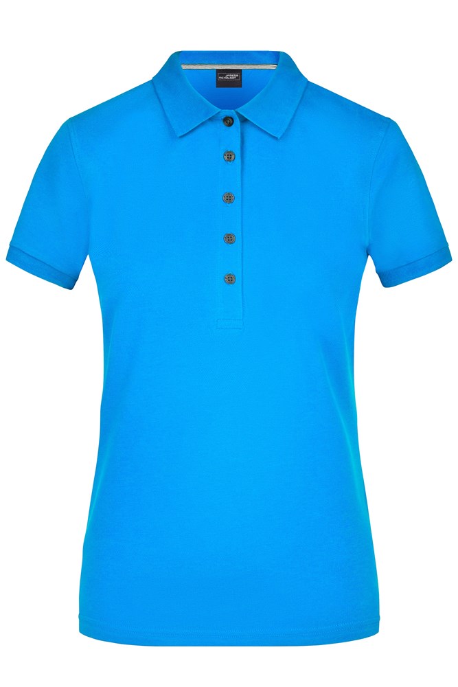 Ladies' Pima Polo - Regatta-blauw (ca. Pantone 7690C)