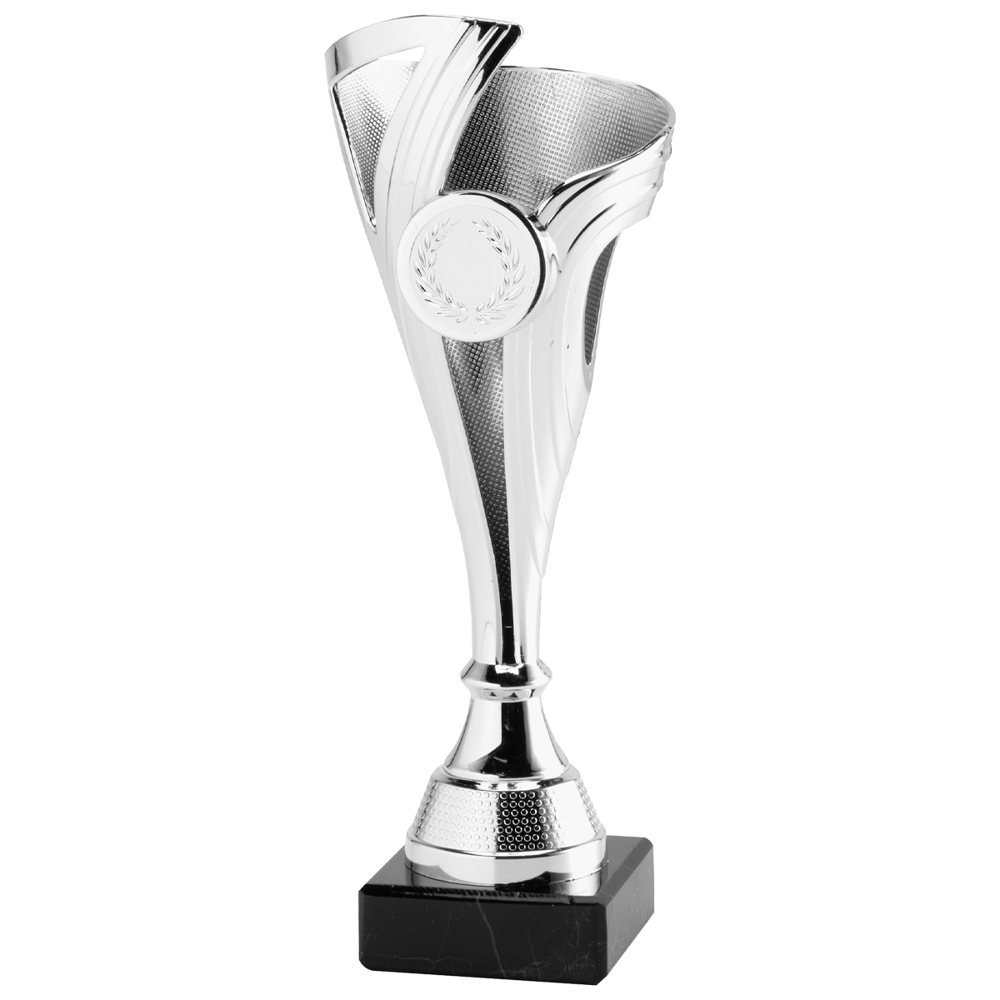 B-SET353-GZB sportprijzen 20 cm hoog - 2. zilver