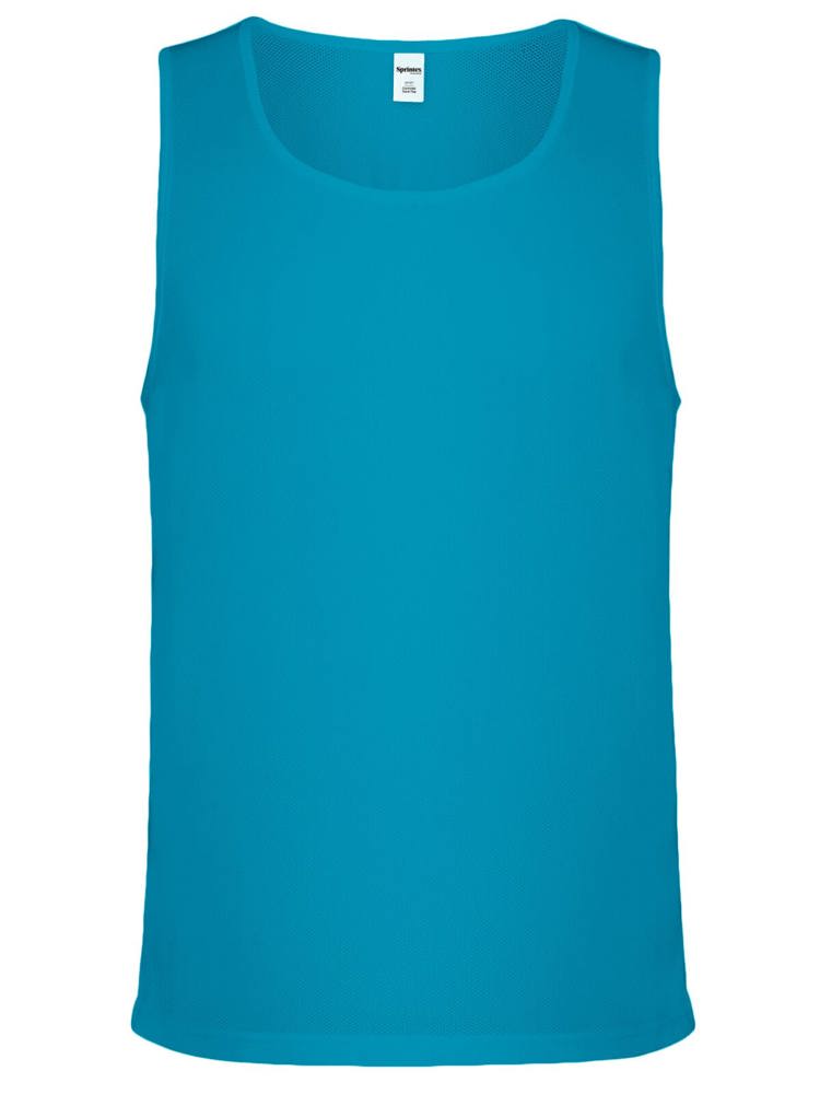 SP Step tanktop, 140 gr/m² - Turquoise Blue (PMS 7703C)