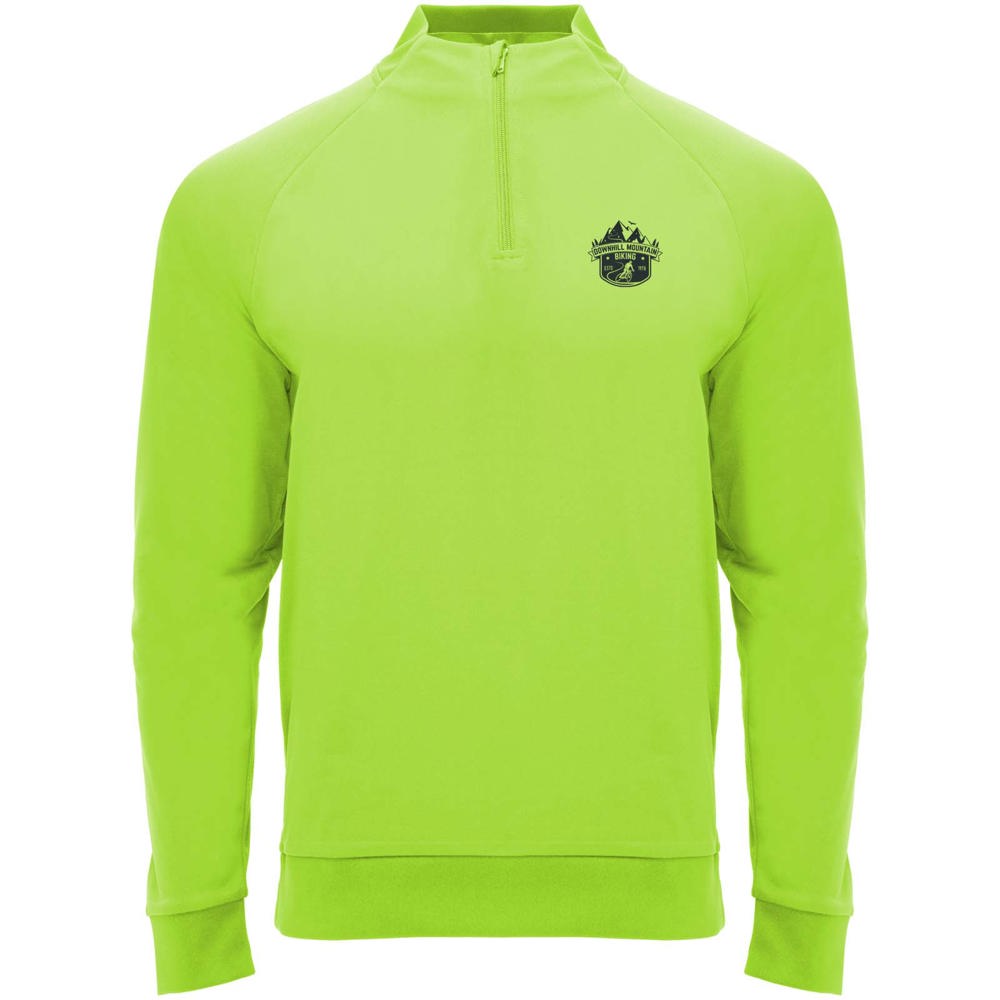 Epiro 200 g/m² unisex sweatshirt met lange mouwen en kwartrits