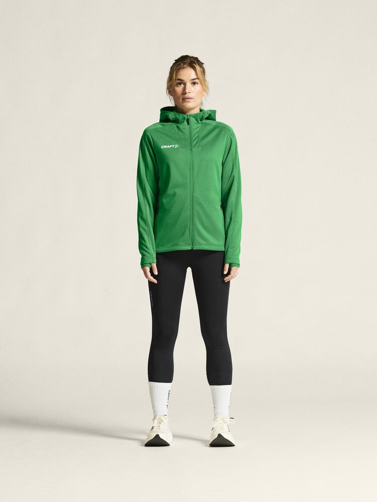 Craft - Evolve 2.0 Brushed Hood Jacket W Team Green L