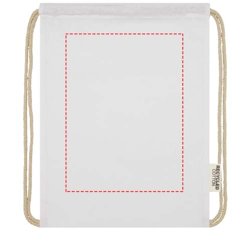 Oregon tas met trekkoord van 140 g/m² GRS gerecycled katoen