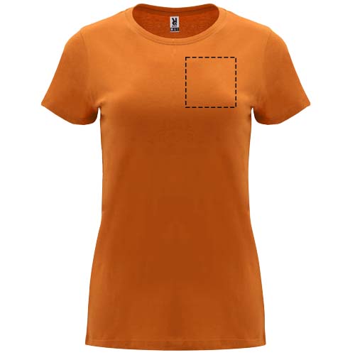 Capri 170 g/m² damesshirt met korte mouwen