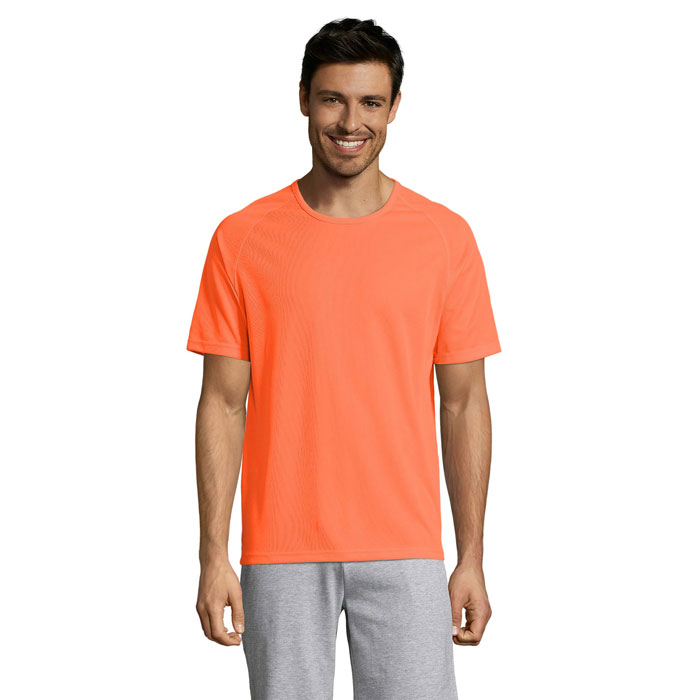 SPORTY - SPORTY HEREN T-Shirt - Neon Oranje